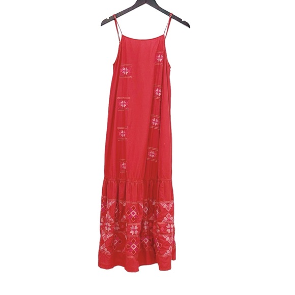 Zara Embroidered Maxi Dress - Picture 4 of 10